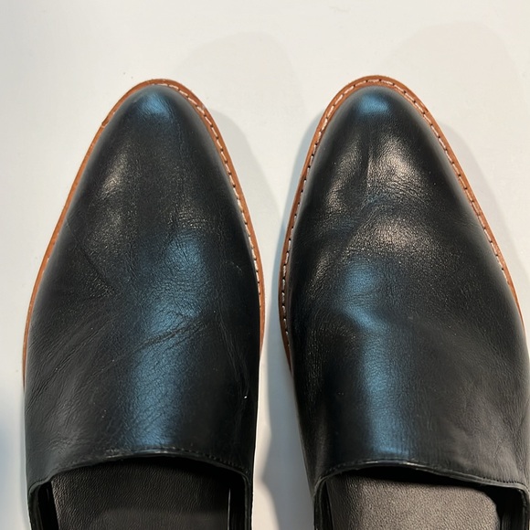 Fortress of Inca - 8, ADRA leather black mule slip ons - Picture 2 of 16